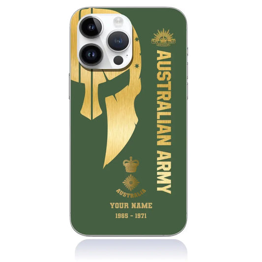 Personalized Australian Soldier/Veterans With Rank Year And Name Phone Case Printed - 1909230001