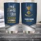 Personalized Australia Veteran/ Soldier With Rank Name And Year Tumbler - Gold Rank - 1706918414
