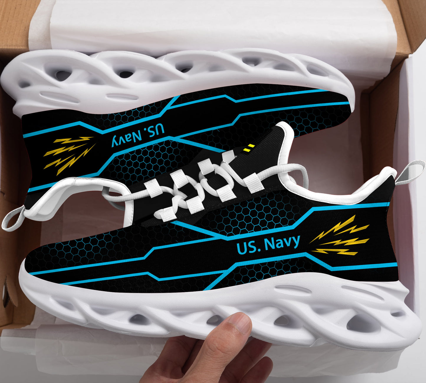 US Military – Navy Rating All Over Print Sneakers
