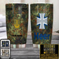 Personalized German Veteran/ Soldier With Rank And Name Camo Tumbler All Over Printed 1804230006