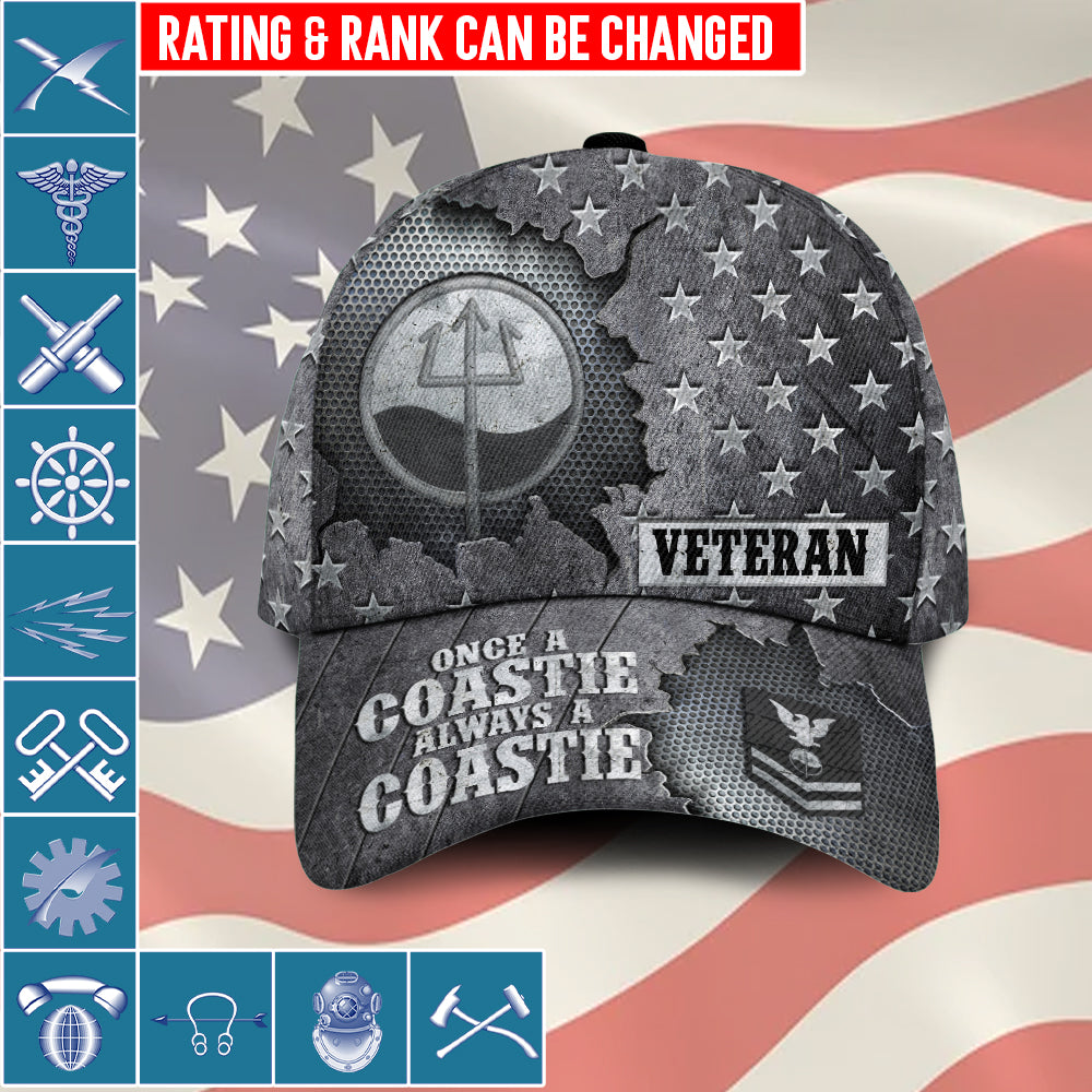 US Military – Coast Guard Rating All Over Print Cap