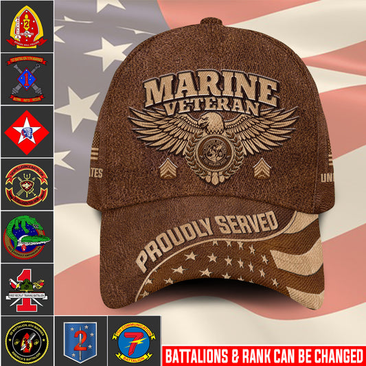 US Military – Marine Battalion All Over Print Cap
