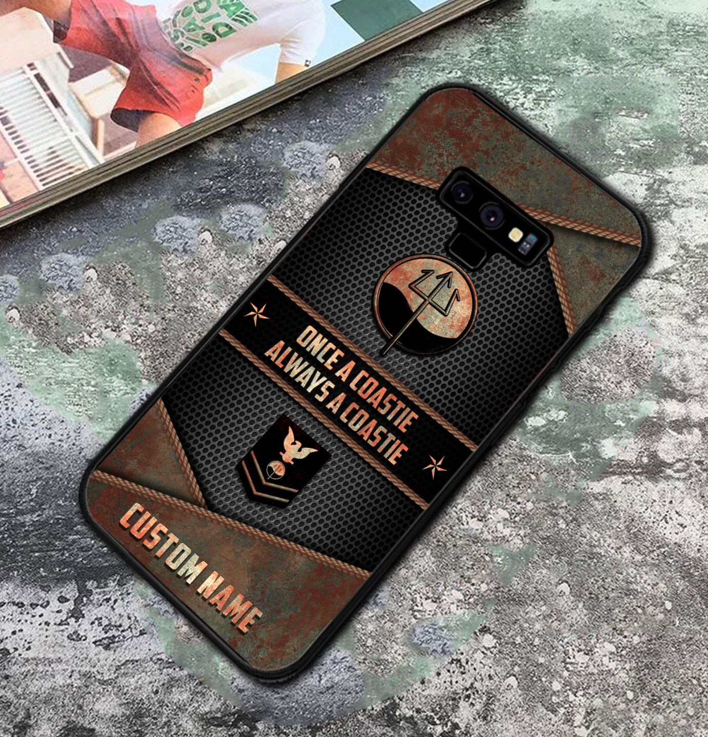 Personalized US Military - Coast Guard Rating Phone Case Printed