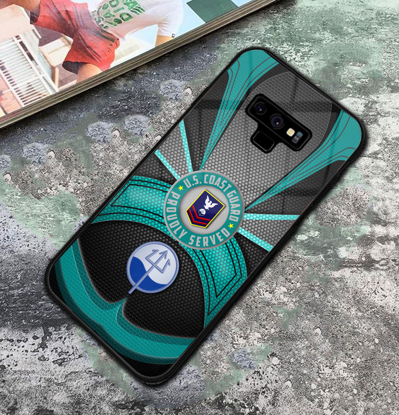 Personalized US Military - Coast Guard Rating Phone Case Printed
