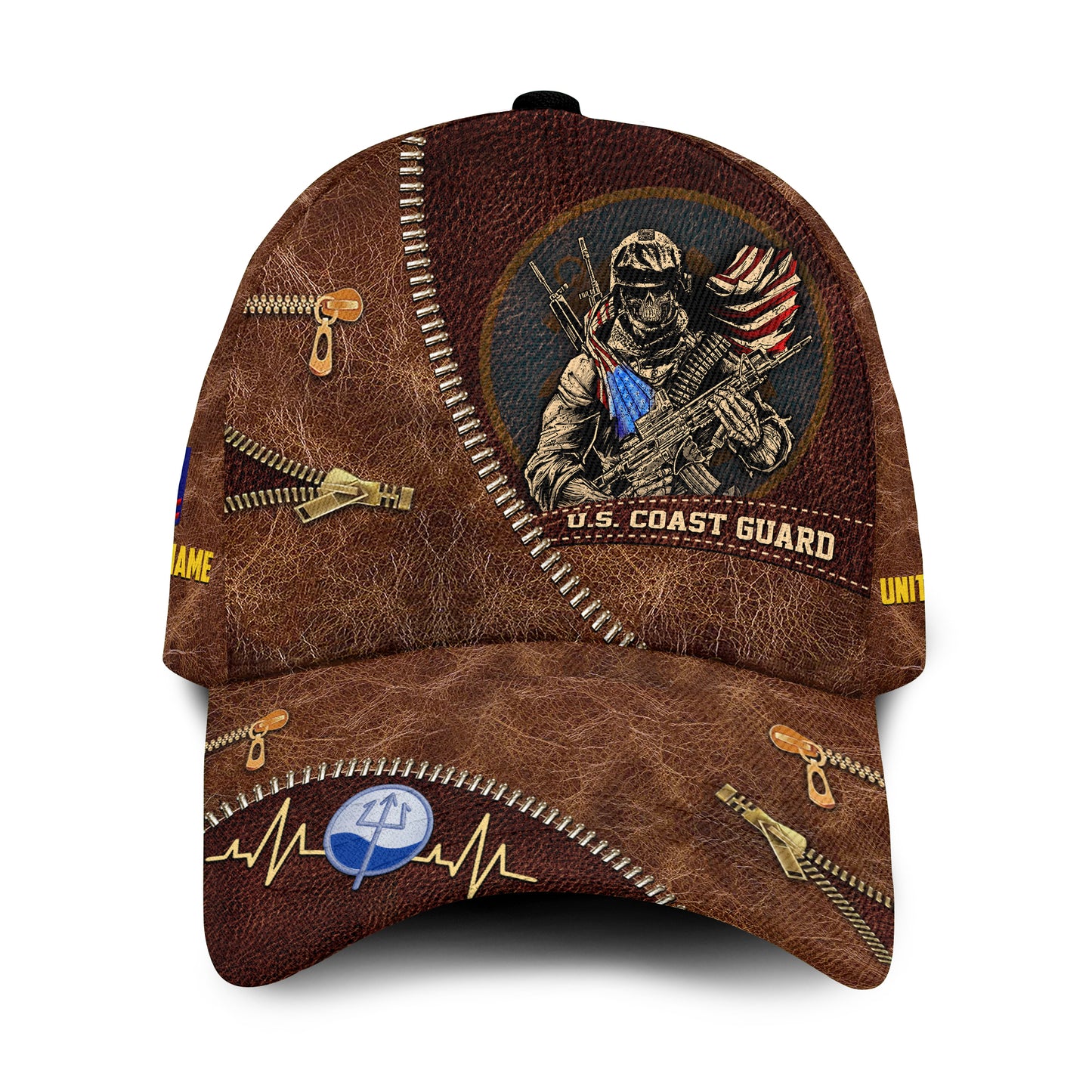 US Military – Coast Guard Rating All Over Print Cap
