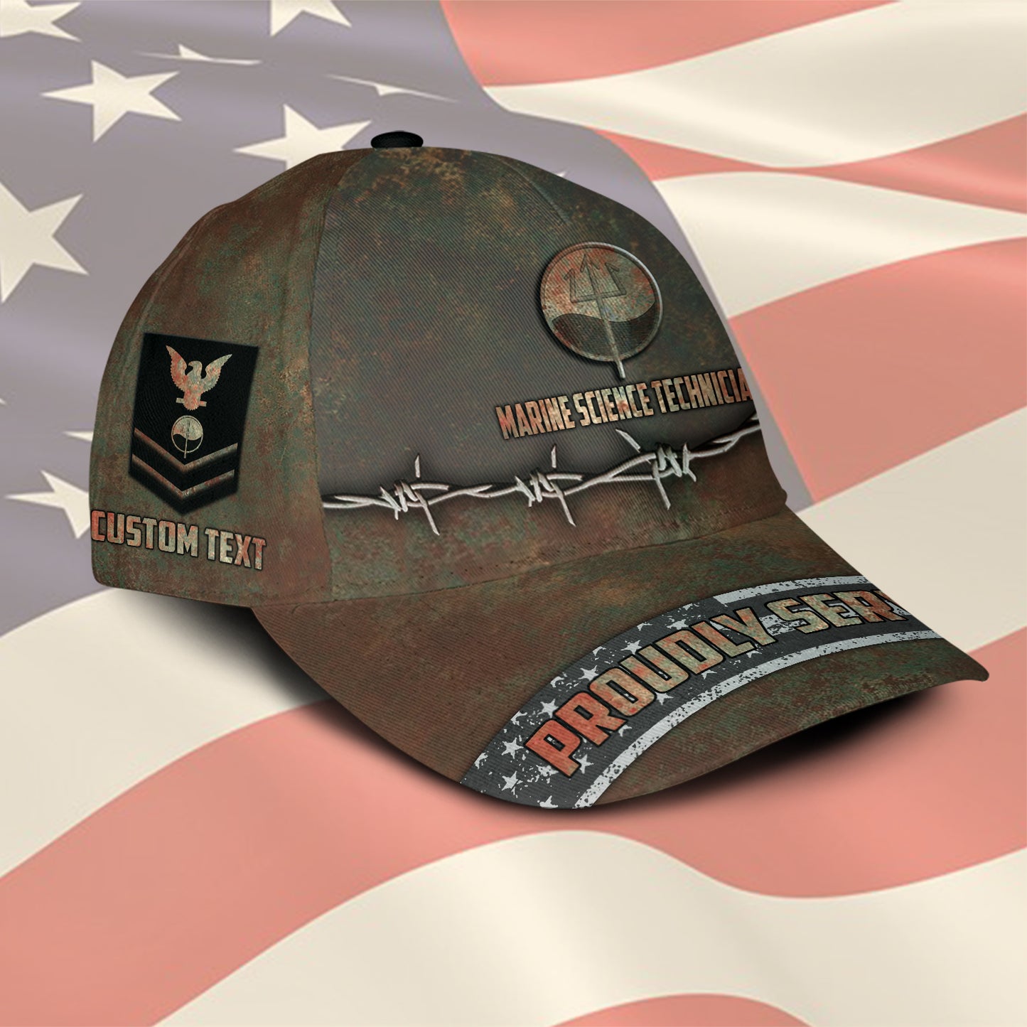 US Military – Coast Guard Rating All Over Print Cap