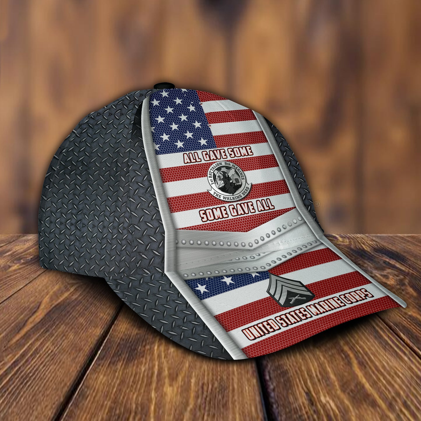 US Military – Marine Battalion All Over Print Cap