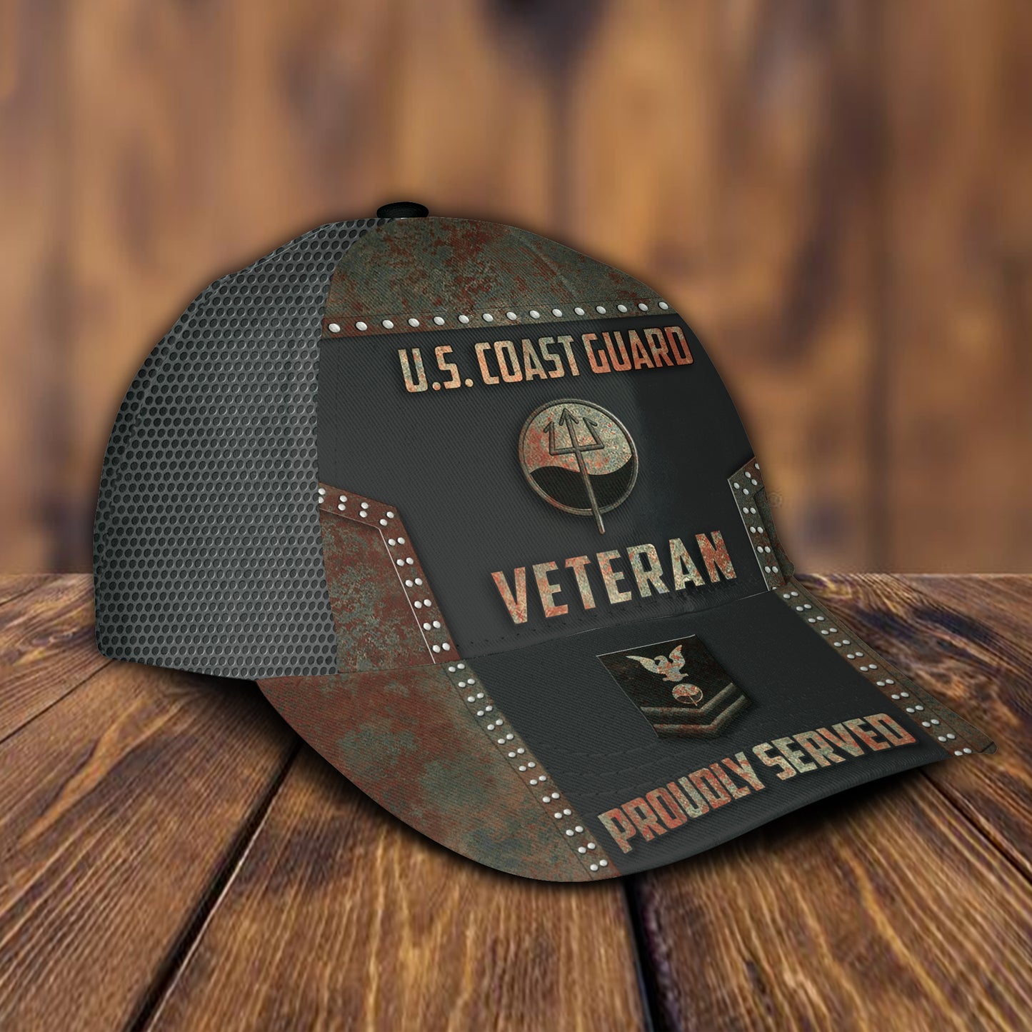 US Military – Coast Guard Rating All Over Print Cap