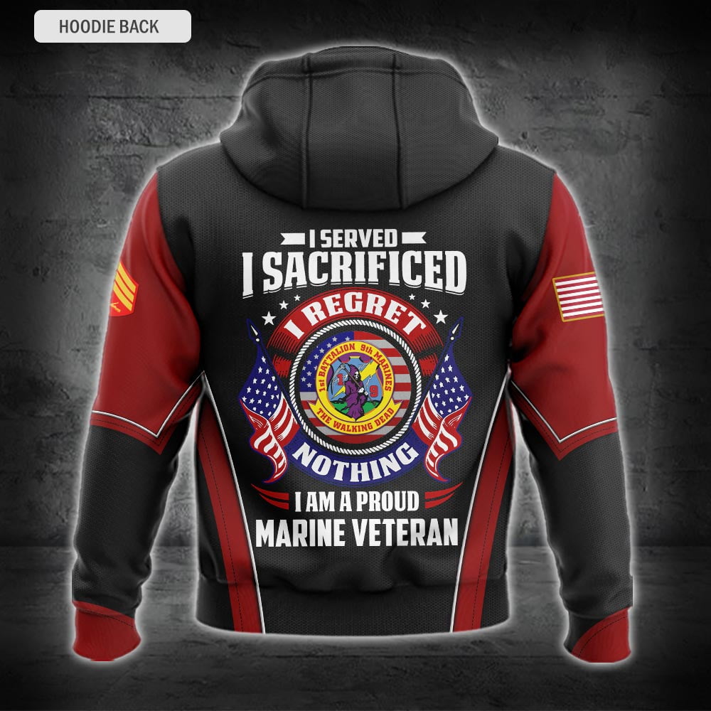 US Military – Marine Battalion All Over Print Bomber Jacket
