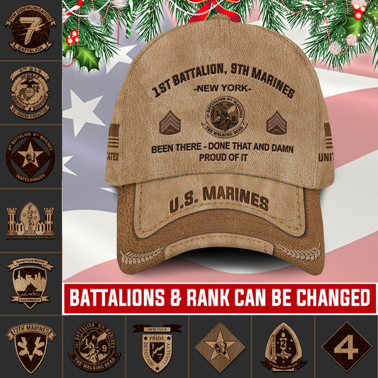 US Military – Marine Battalion All Over Print Cap