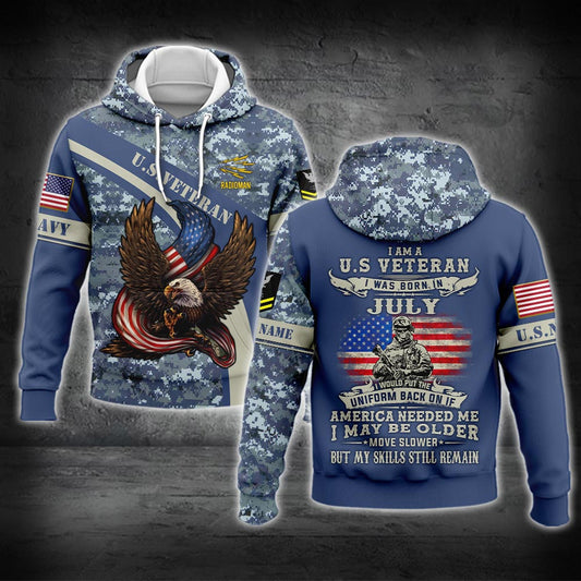 US Military – Navy Rating All Over Print Hoodie