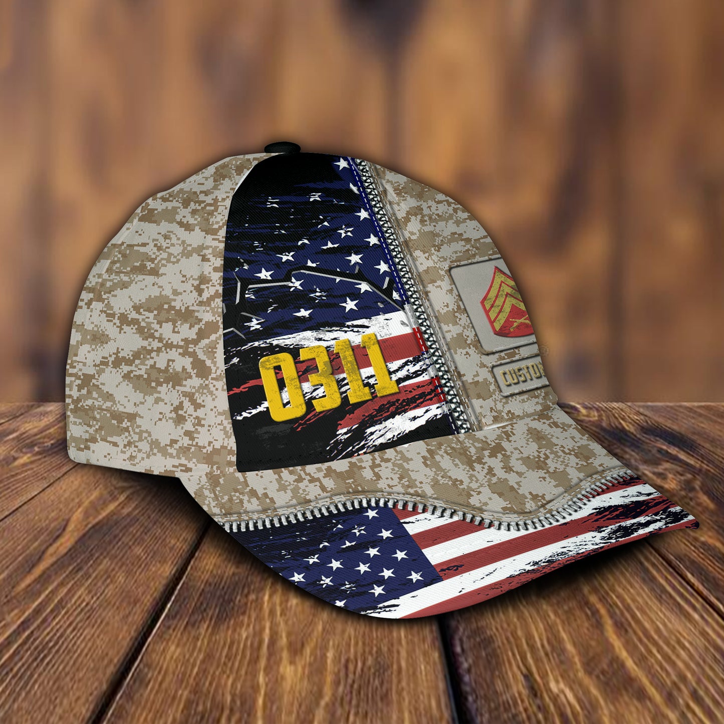 US Military – Marine MOS All Over Print Cap