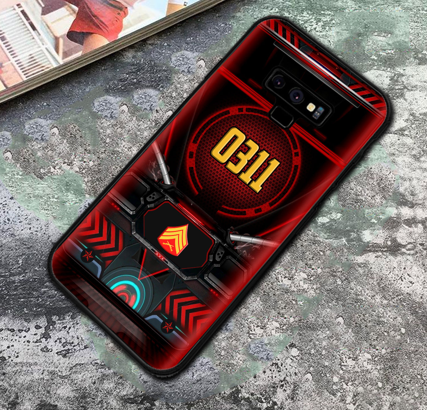 Personalized US Military - Marine MOS Phone Case Printed