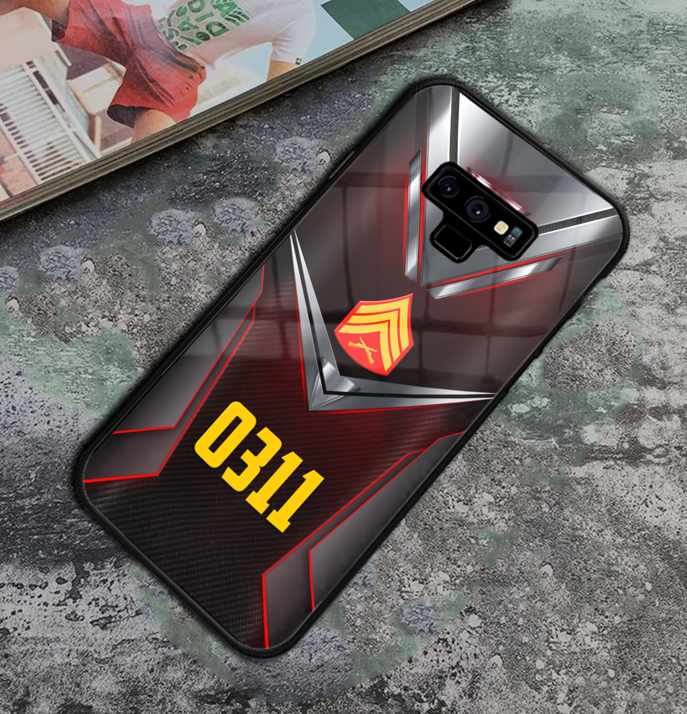 Personalized US Military - Marine MOS Phone Case Printed