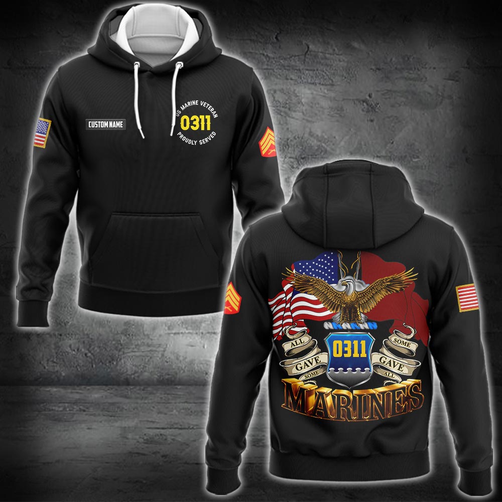US Military – Marine MOS All Over Print Bomber Jacket