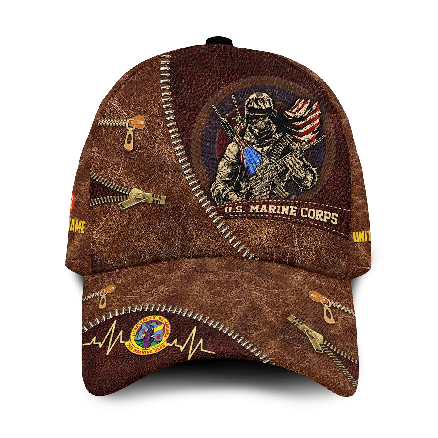 US Military – Marine Battalion All Over Print Cap