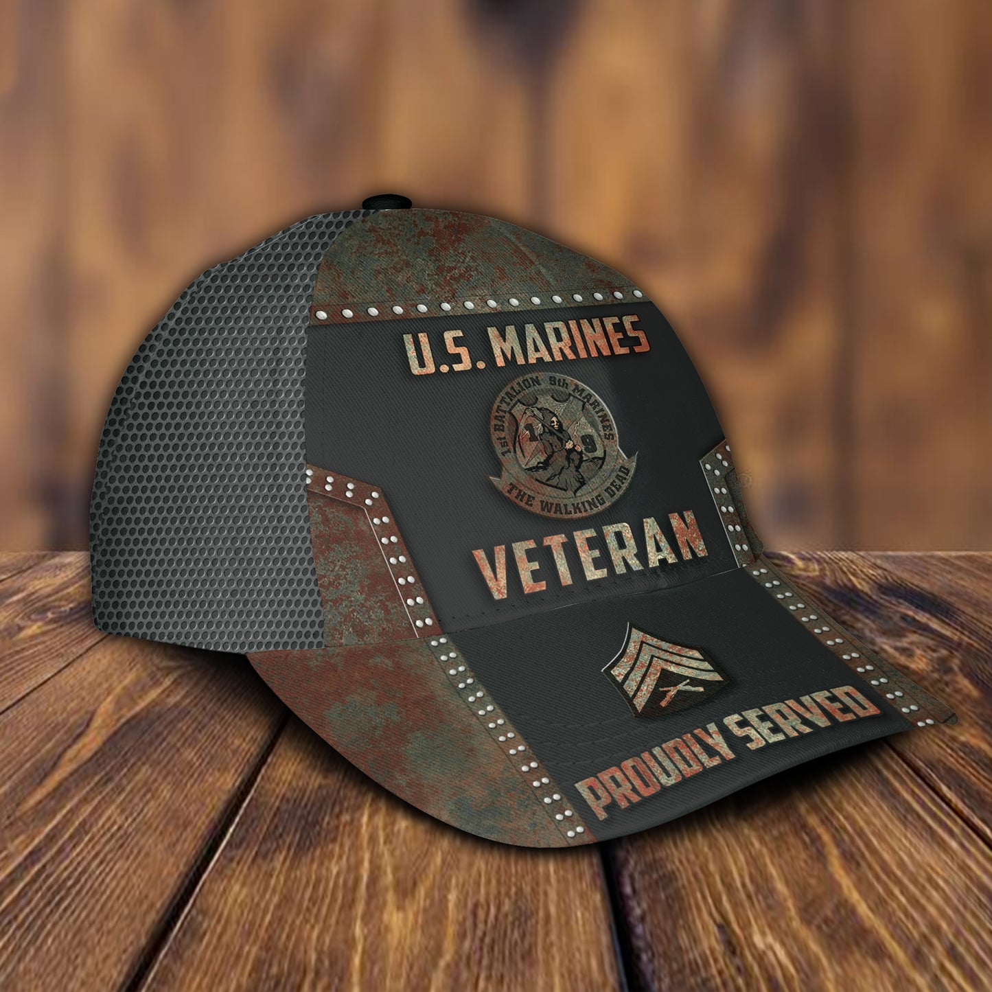 US Military – Marine Battalion All Over Print Cap