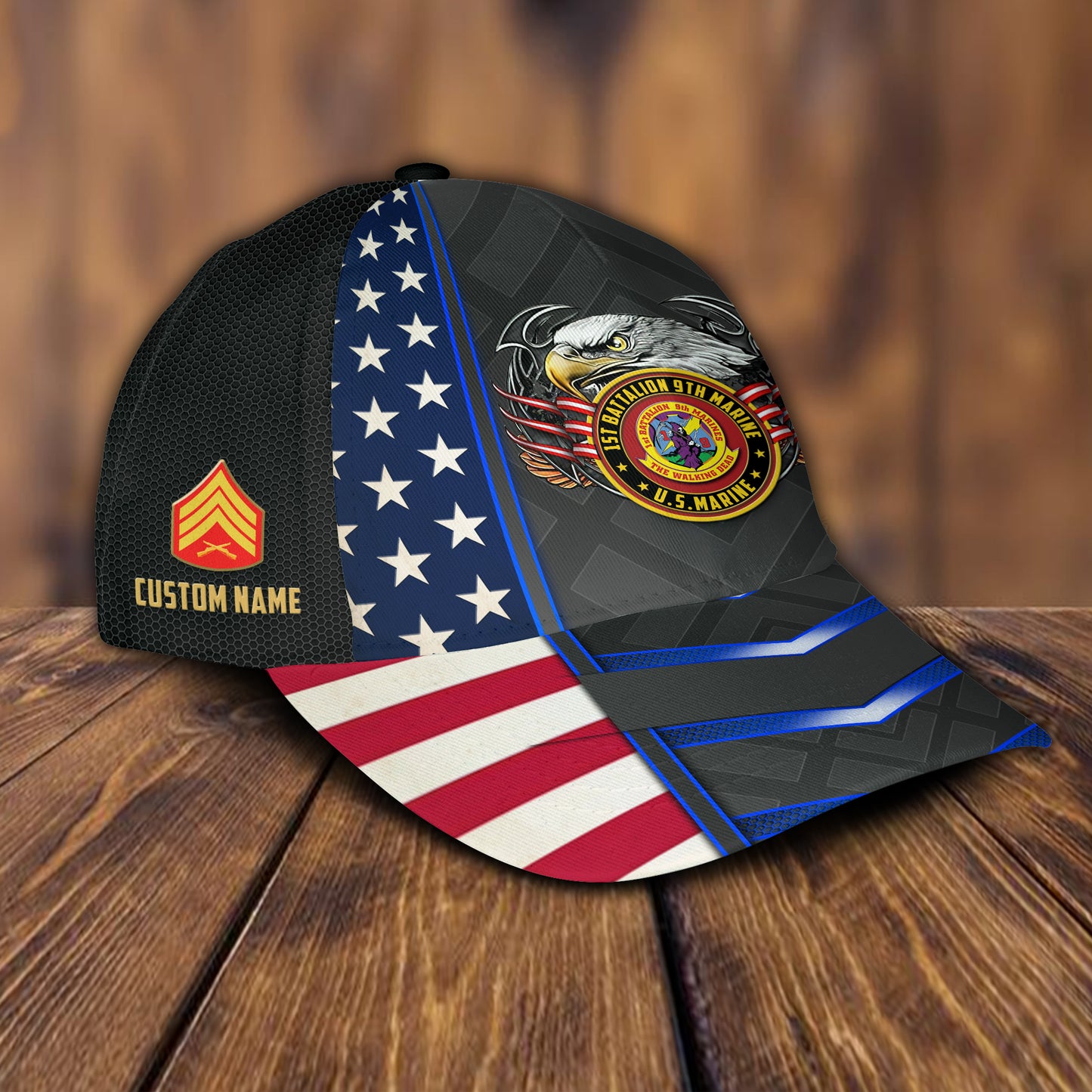 US Military – Marine Battalion All Over Print Cap