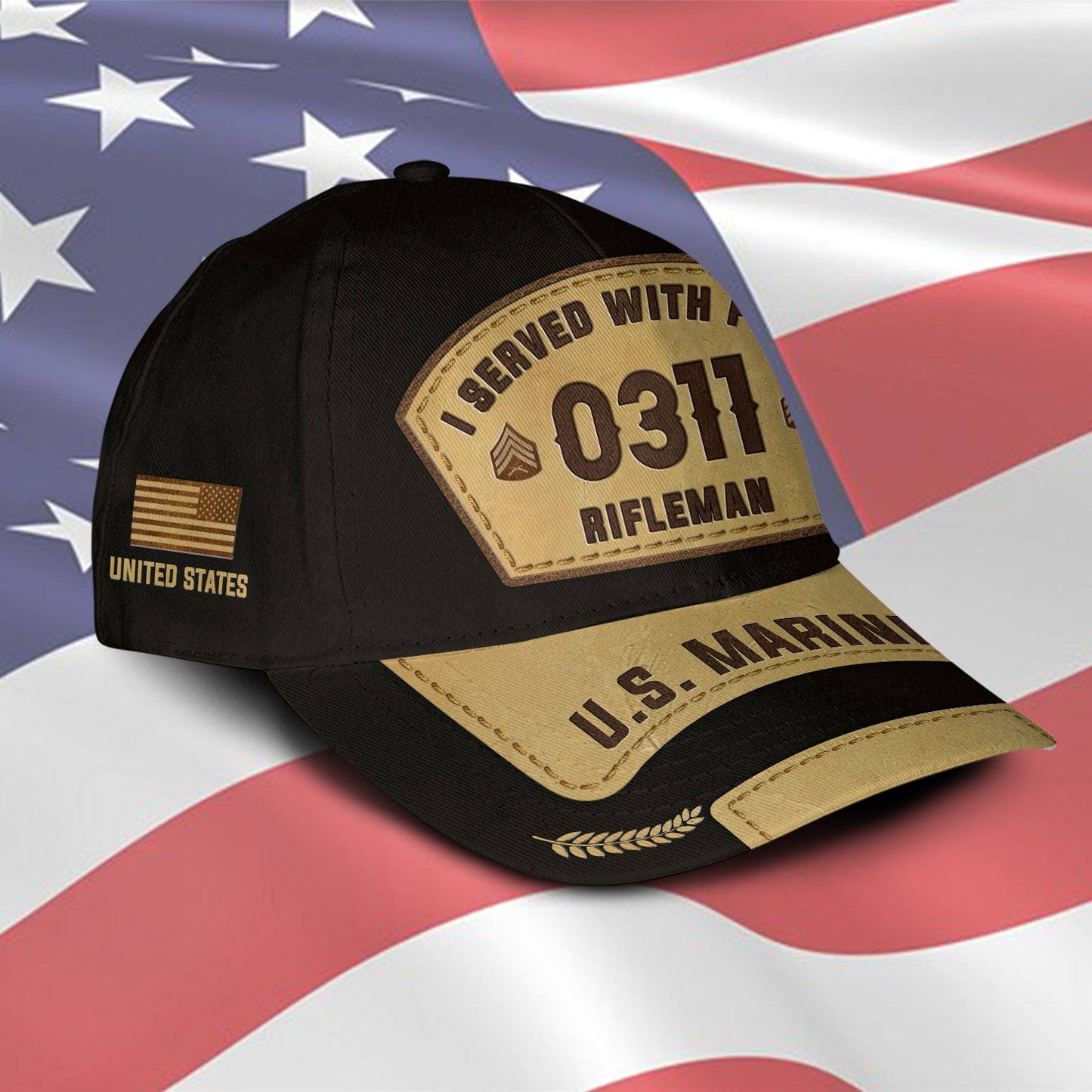 US Military – Marine MOS All Over Print Cap