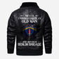 US Military - Army Division - Leather Jacket For Veterans