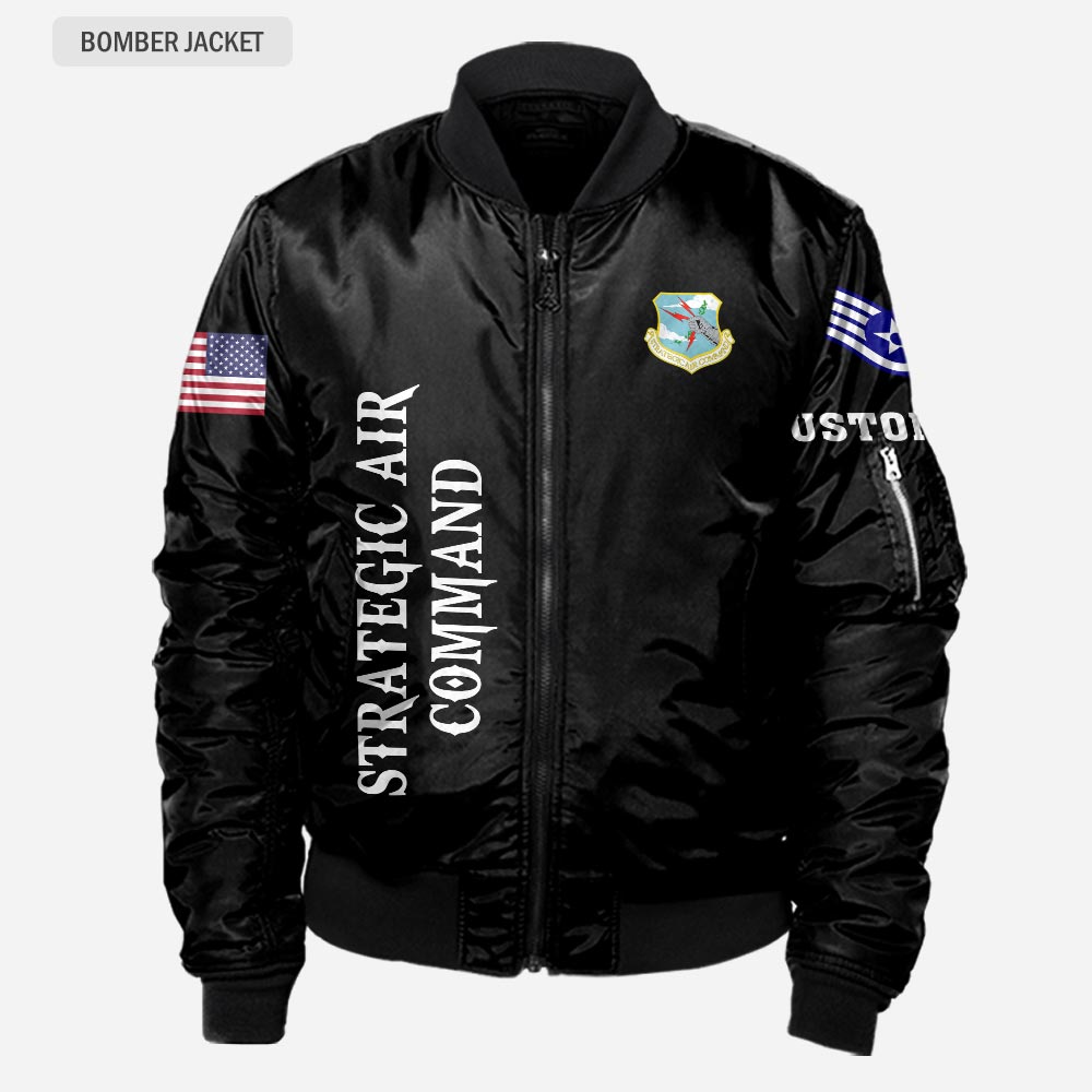 US Military – Air Force Command All Over Print Bomber Jacket