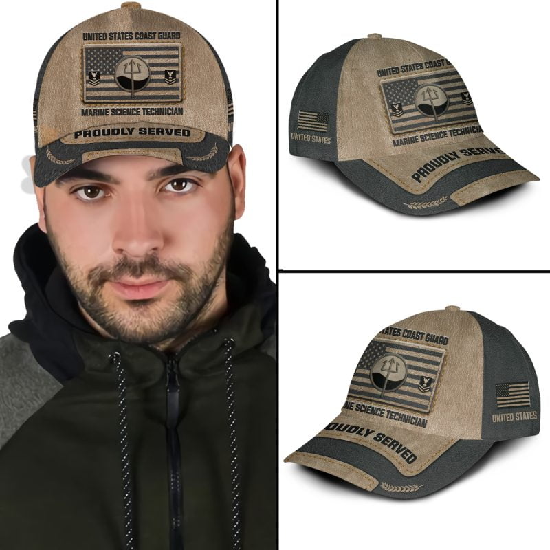 US Military – Coast Guard Rating All Over Print Cap