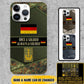 Personalized Germany Soldier/Veterans Phone Case Printed - 2602230002