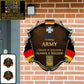 Personalized Rank German Soldier/Veterans Camo Cut Metal Sign - 0102240008