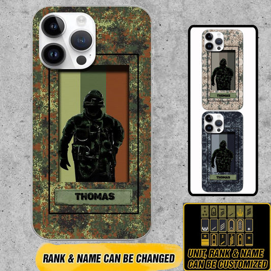 Personalized Germany Soldier/Veterans Phone Case Printed - 2602230009