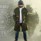 US-Militär – Umhang mit Allover-Print der Army Division