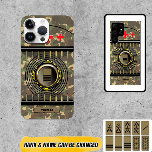 Personalized Swiss Soldier/Veterans Phone Case Printed - 2212220013