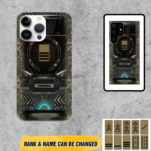 Personalized Swiss Soldier/Veterans Phone Case Printed - 2212220014