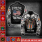 US Military – Marine Battalion All Over Print Bomber Jacket