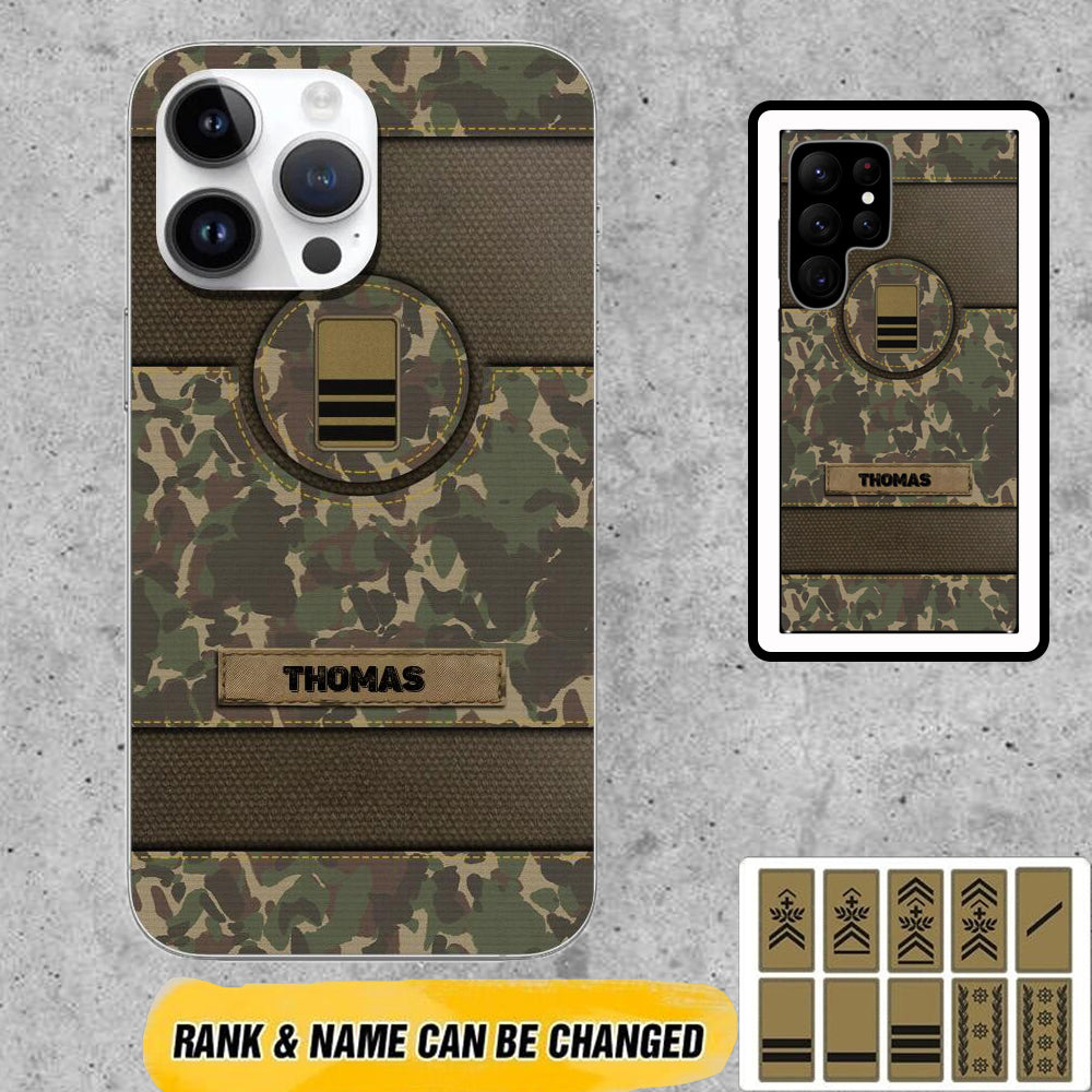 Personalized Swiss Soldier/Veterans Phone Case Printed - 2212220008