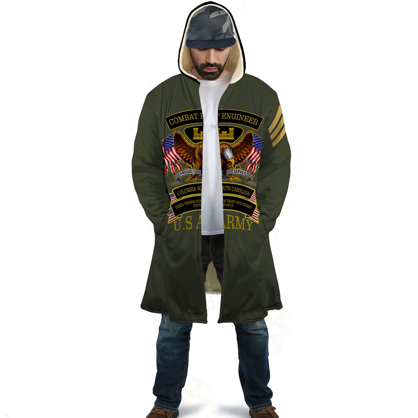 US Military – Army Division All Over Print Cloak